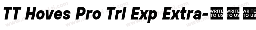 TT Hoves Pro Trl Exp Extra字体转换